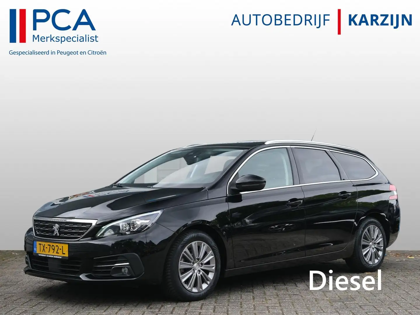 Peugeot 308 SW 1.5 BlueHDi Blue Lease Premium Schwarz - 1