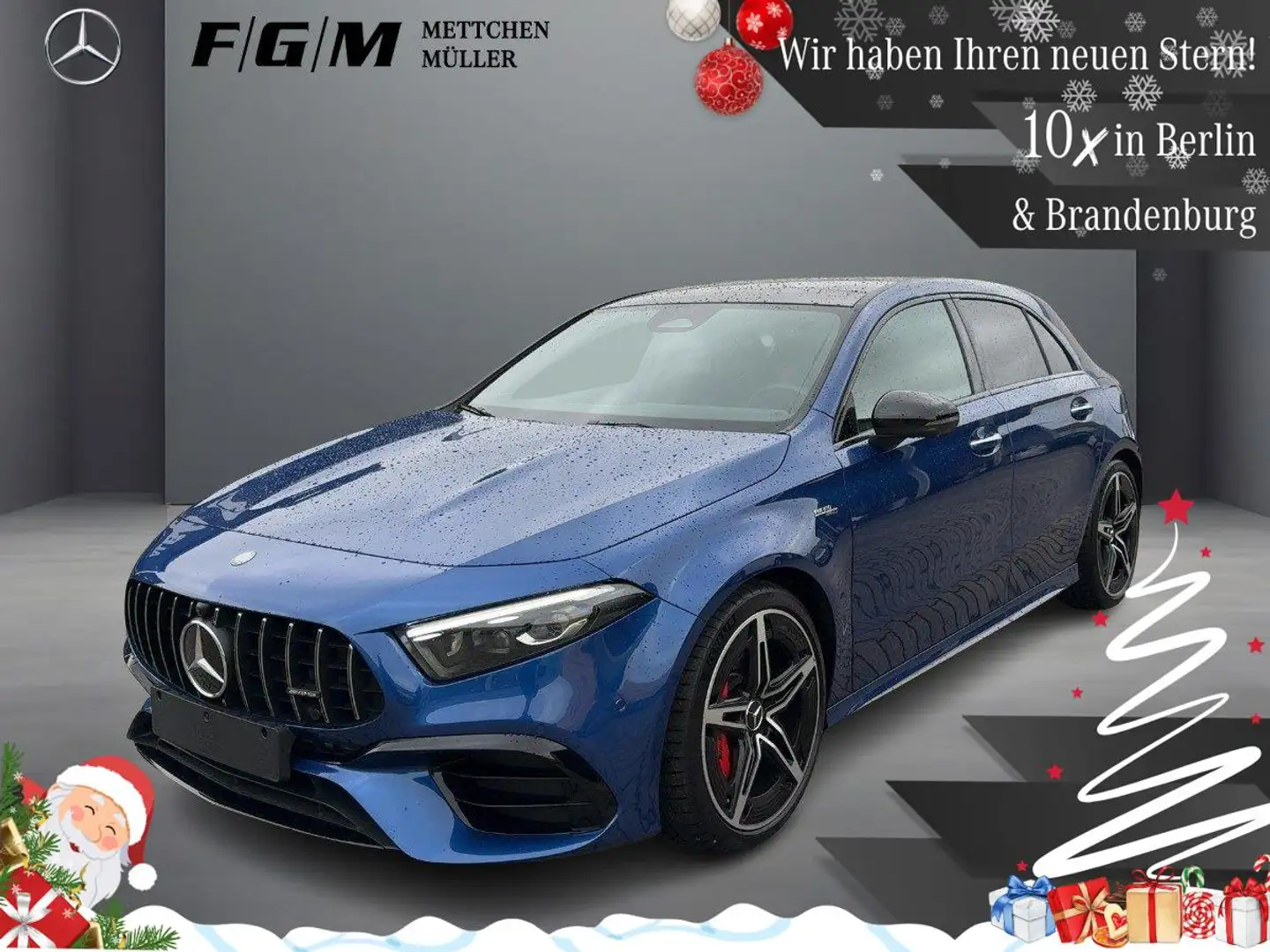 Mercedes-Benz A 45 AMG S 4M Premium PLUS Burm|HeadUp|KeyGo|TWA Blau - 1