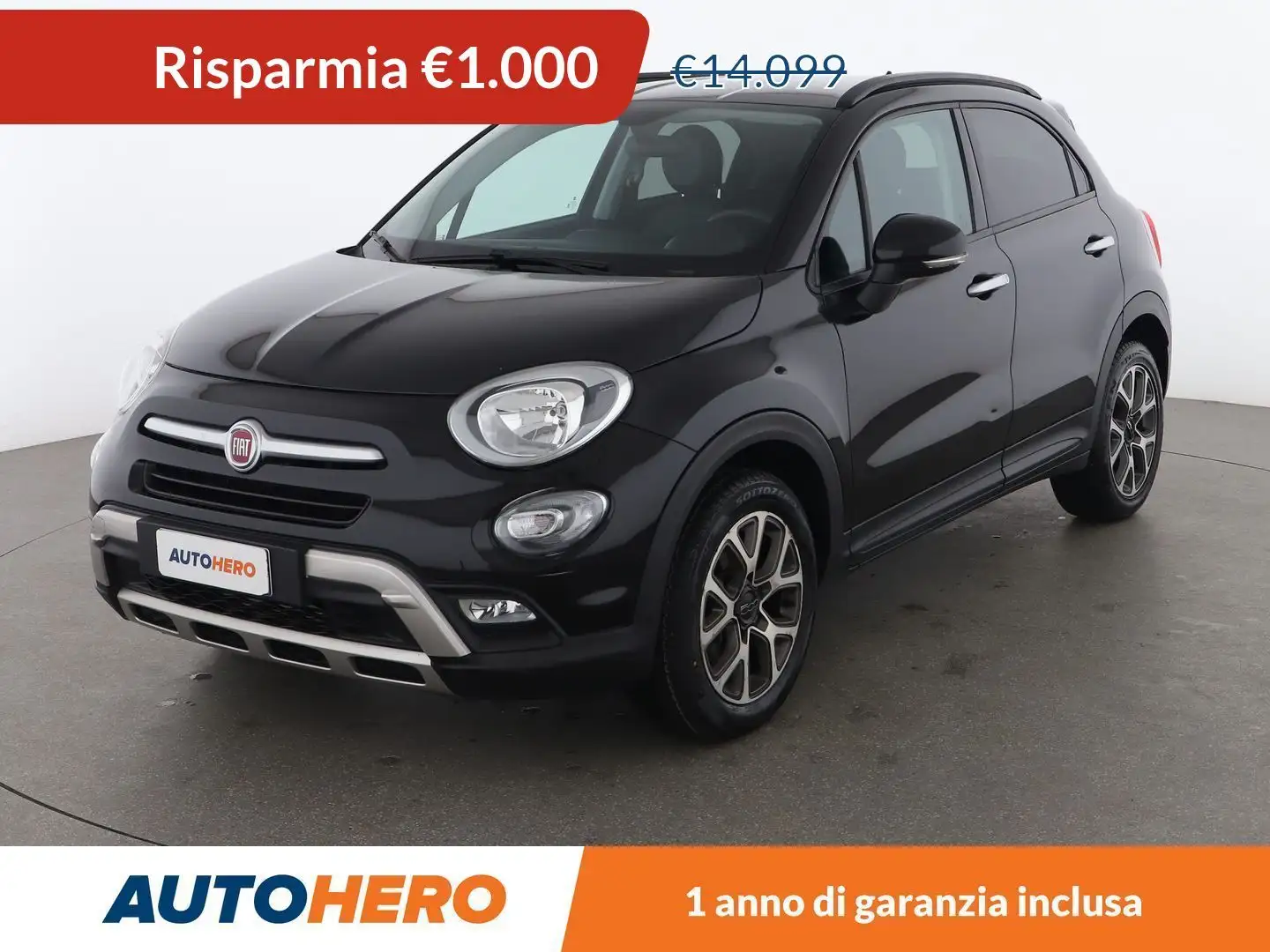 Fiat 500X 1.3 M-Jet Cross 95 CV Nero - 1