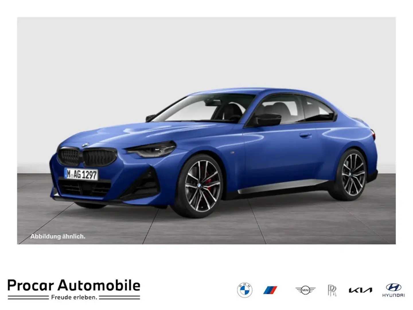 BMW 240 M240i Coupé MSport Pro LCPof HiFi ACC 19" HUD Blau - 1