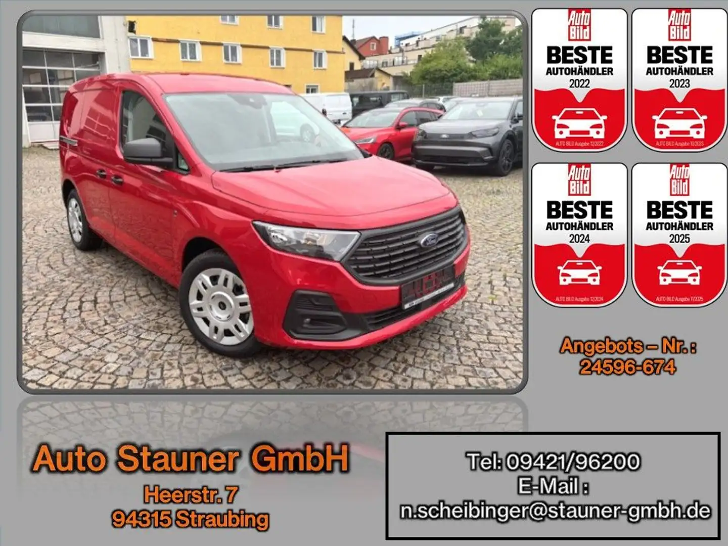 Ford Transit Connect Trend 1.5 L1 PHEV Auto. Piros - 1