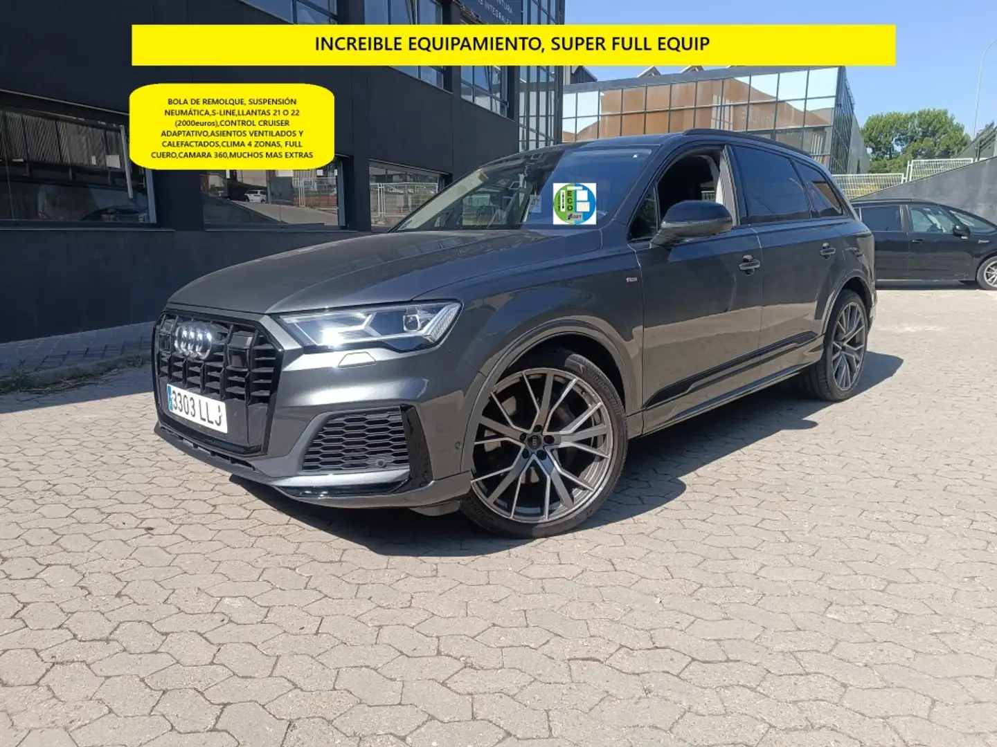 Audi Q7 45 TDI Black line plus quattro Grigio - 1