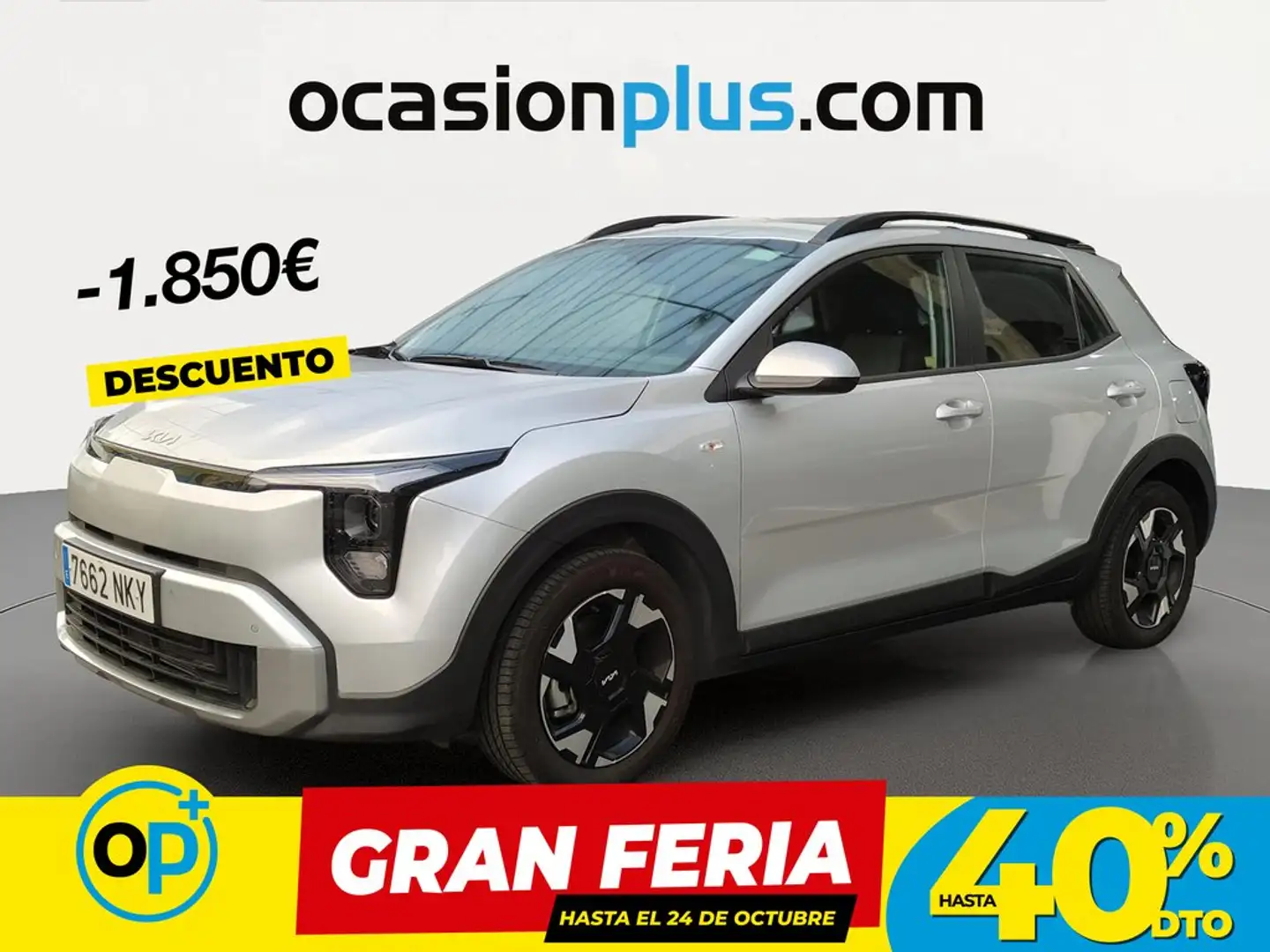 Kia Stonic 1.0 T-GDi MHEV Concept 100 Gris - 1