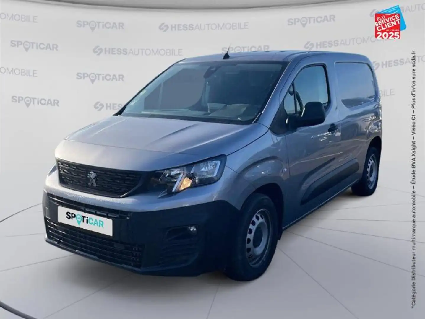 Peugeot Partner Standard 650kg BlueHDi 130ch S/S Asphalt EAT8 Came Gris - 1