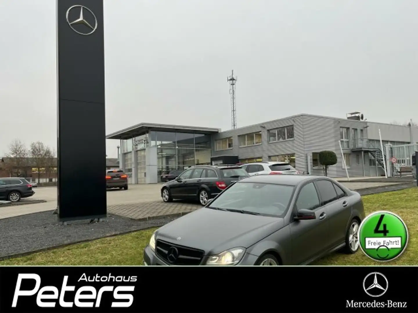 Mercedes-Benz C 350 C 350 CGI AMG Styling 18"/COMAND/Leder/Xenon/PTS Silber - 1