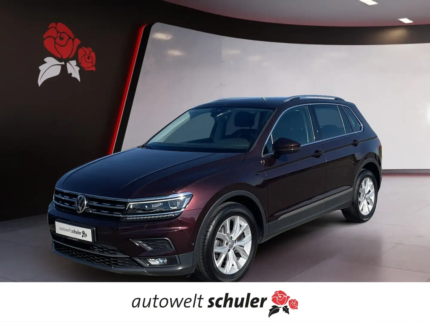 Volkswagen Tiguan 1,4 TSI DSG 4motion Highline AHK Rood - 1