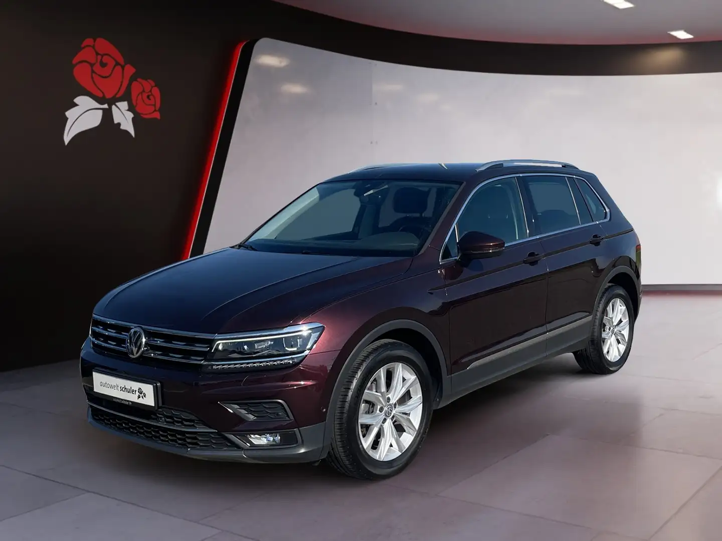 Volkswagen Tiguan 1,4 TSI DSG 4motion Highline AHK Rood - 2