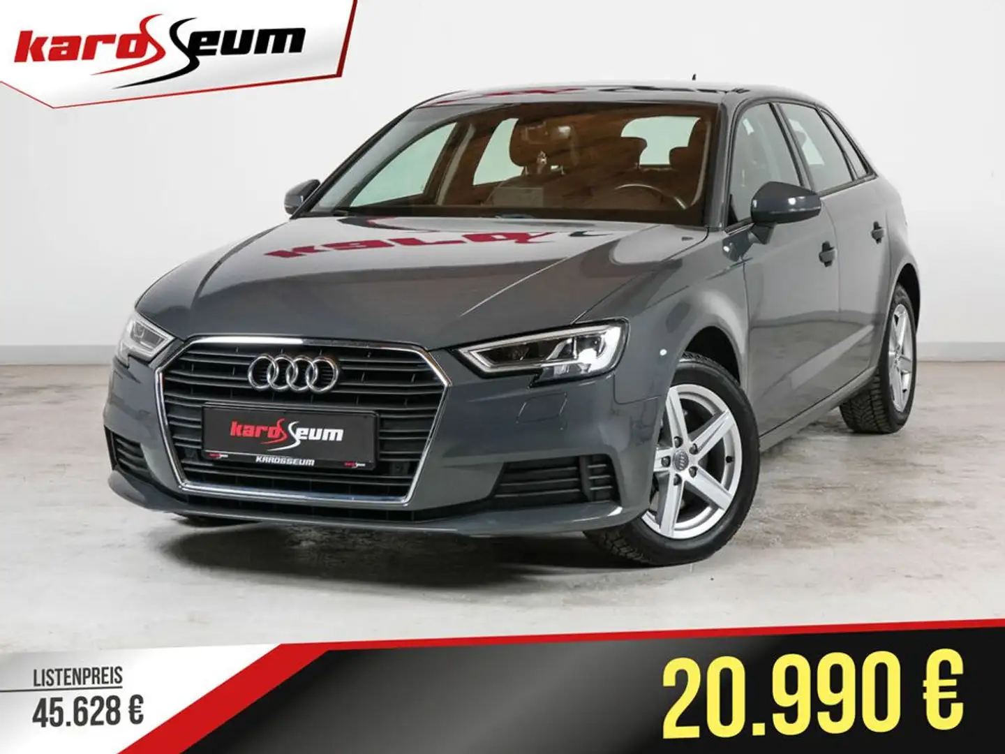 Audi A3 35 TDI SB S-Tronic *VIRTUAL*LEDER*LED*TEMP* Grau - 1