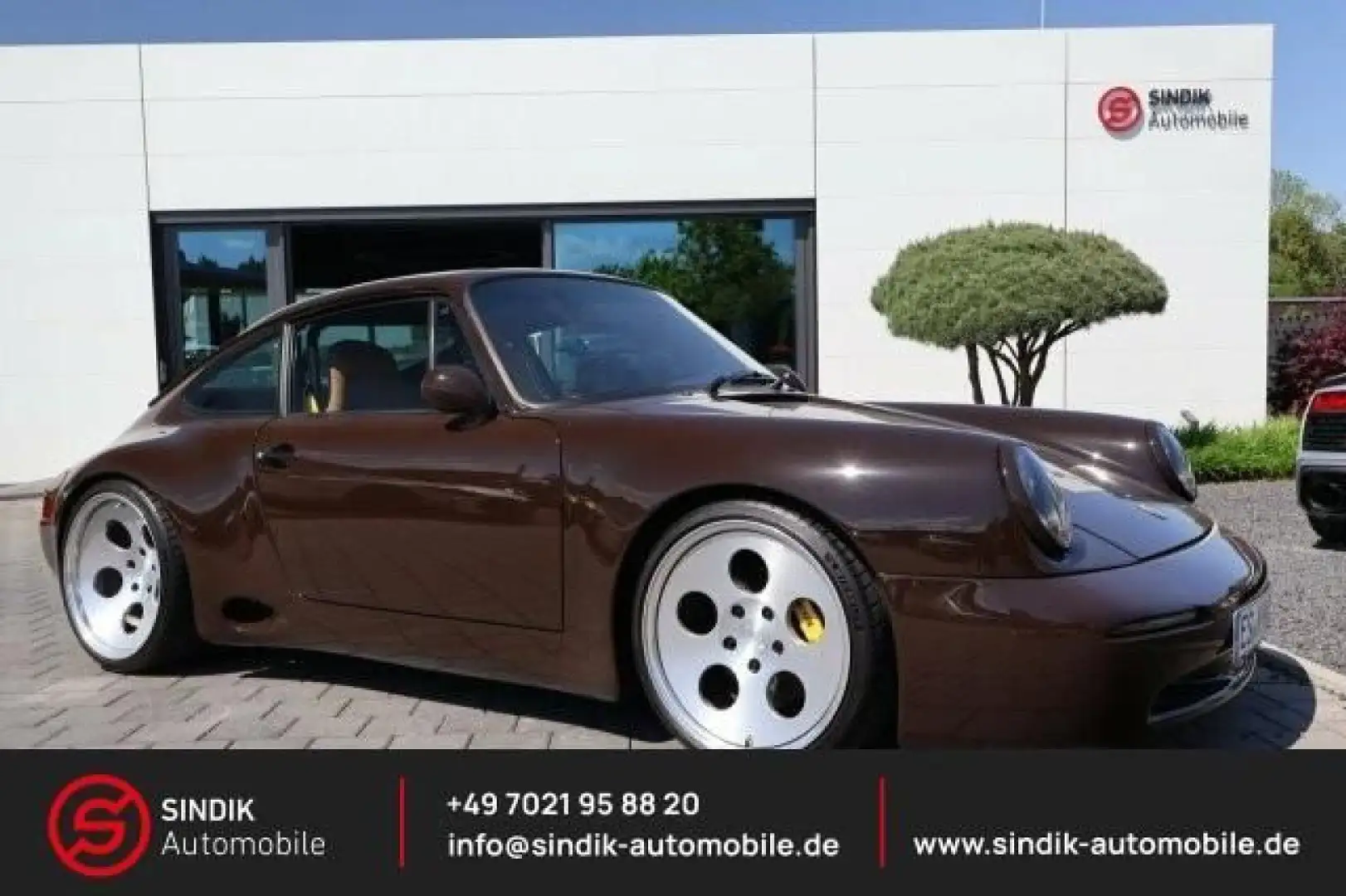 Porsche 964 Based- 911  H STROSEK Mega 30 Reimagined Braun - 1