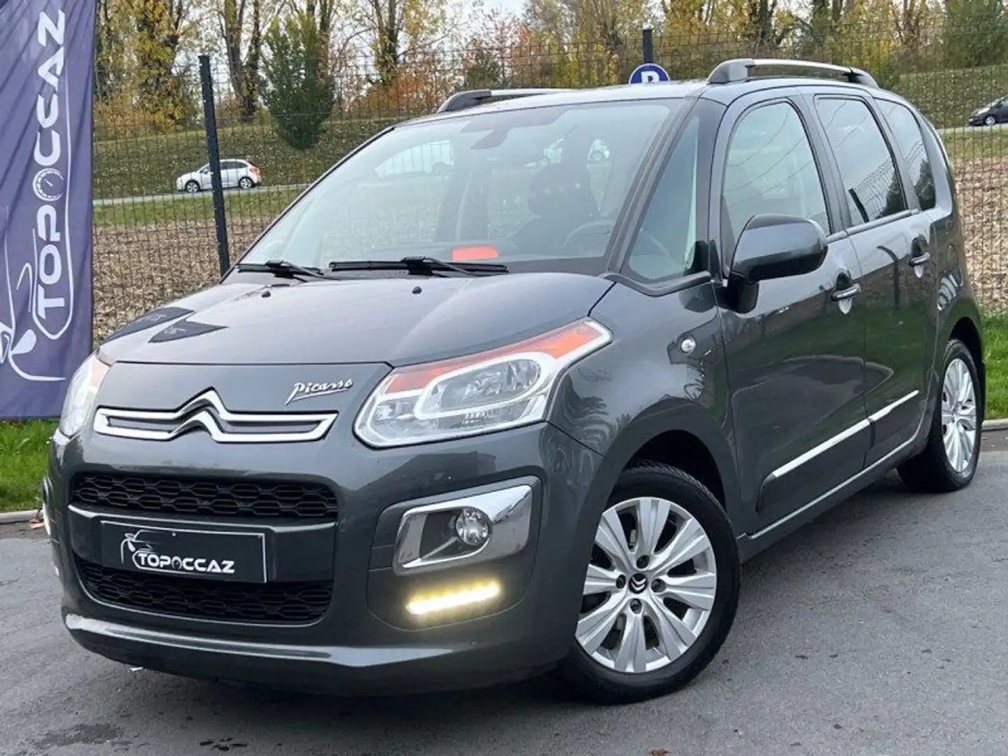 Citroen C3 Picasso 1.4 VTI 95CH EXCLUSIVE * 96.000KM * 12/2013 * 1ERE MAIN Gris - 1