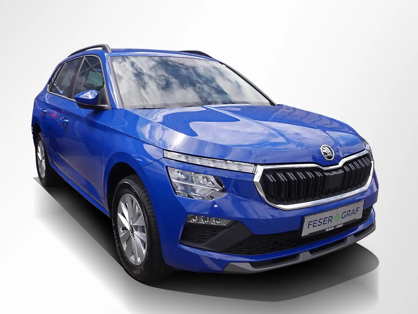 Skoda Kamiq 1.0 TSI Selection GRA LED PDC Smart Link Bleu - 2