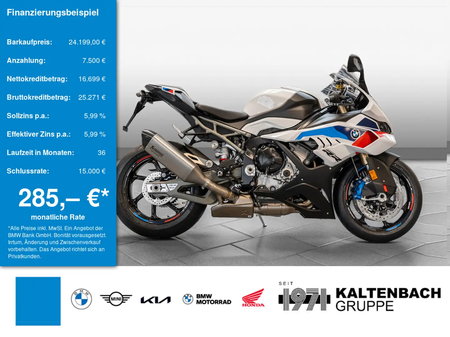BMW S 1000 RR AKRAPOVIC DYNAMIC-P. RACE-P. LED Blanco - 1