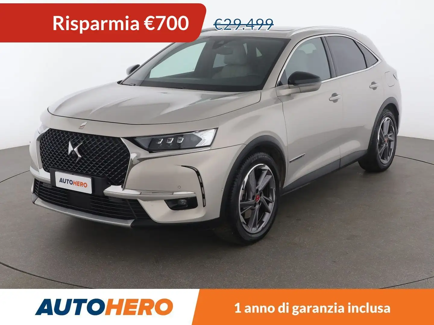 DS Automobiles DS 7 Crossback 1.6 E-Tense Hybrid Grand Chic 4x4 PHEV Бежевий - 1