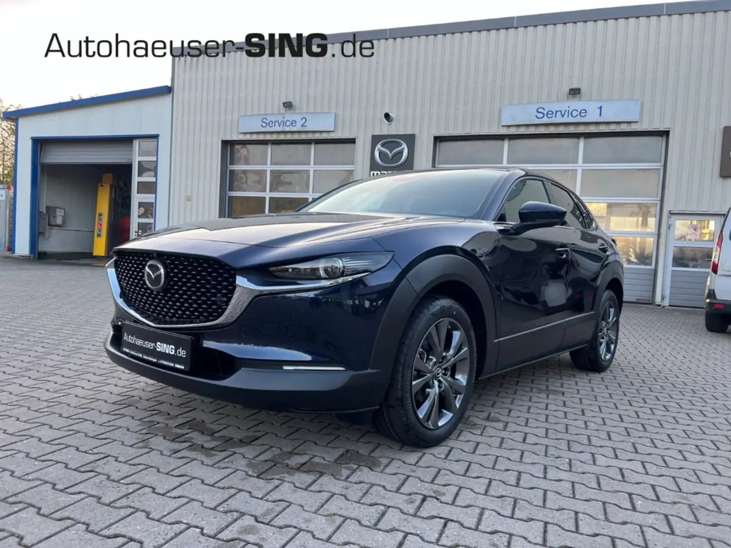 Mazda CX-30 Exclusive Skyactiv-X BOSE Matrix Head-Up Blau - 1