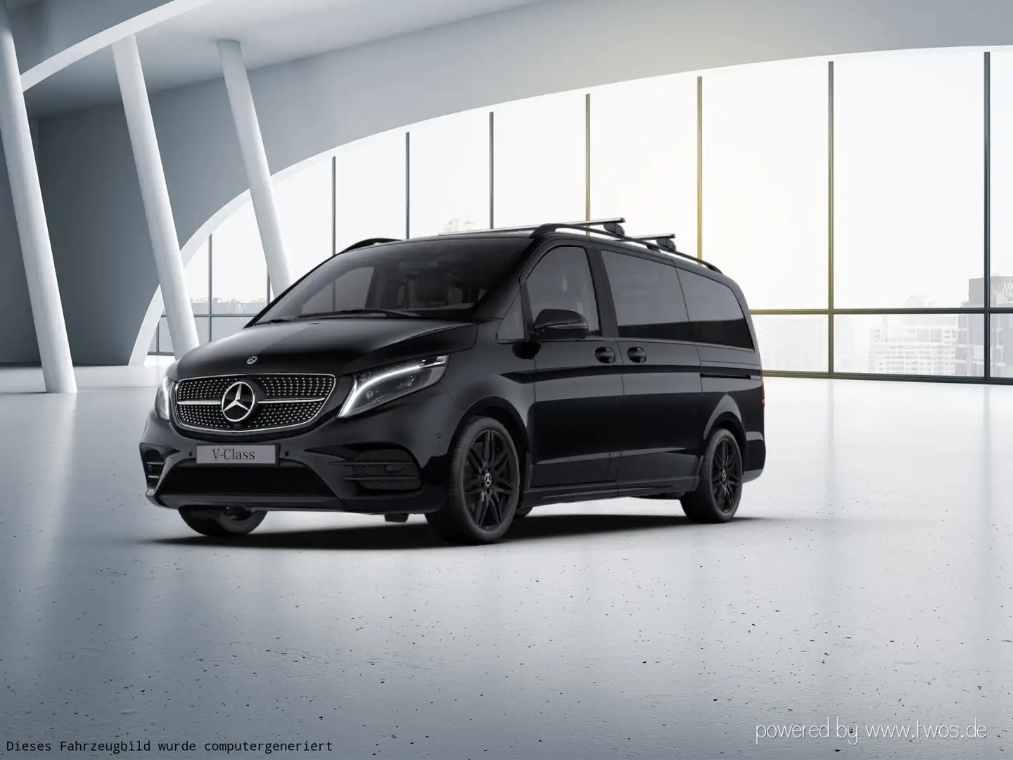 Mercedes-Benz V 300 V 300 d AVANTGARDE EDITION Lang  AMG Line/Navi/LED Schwarz - 2