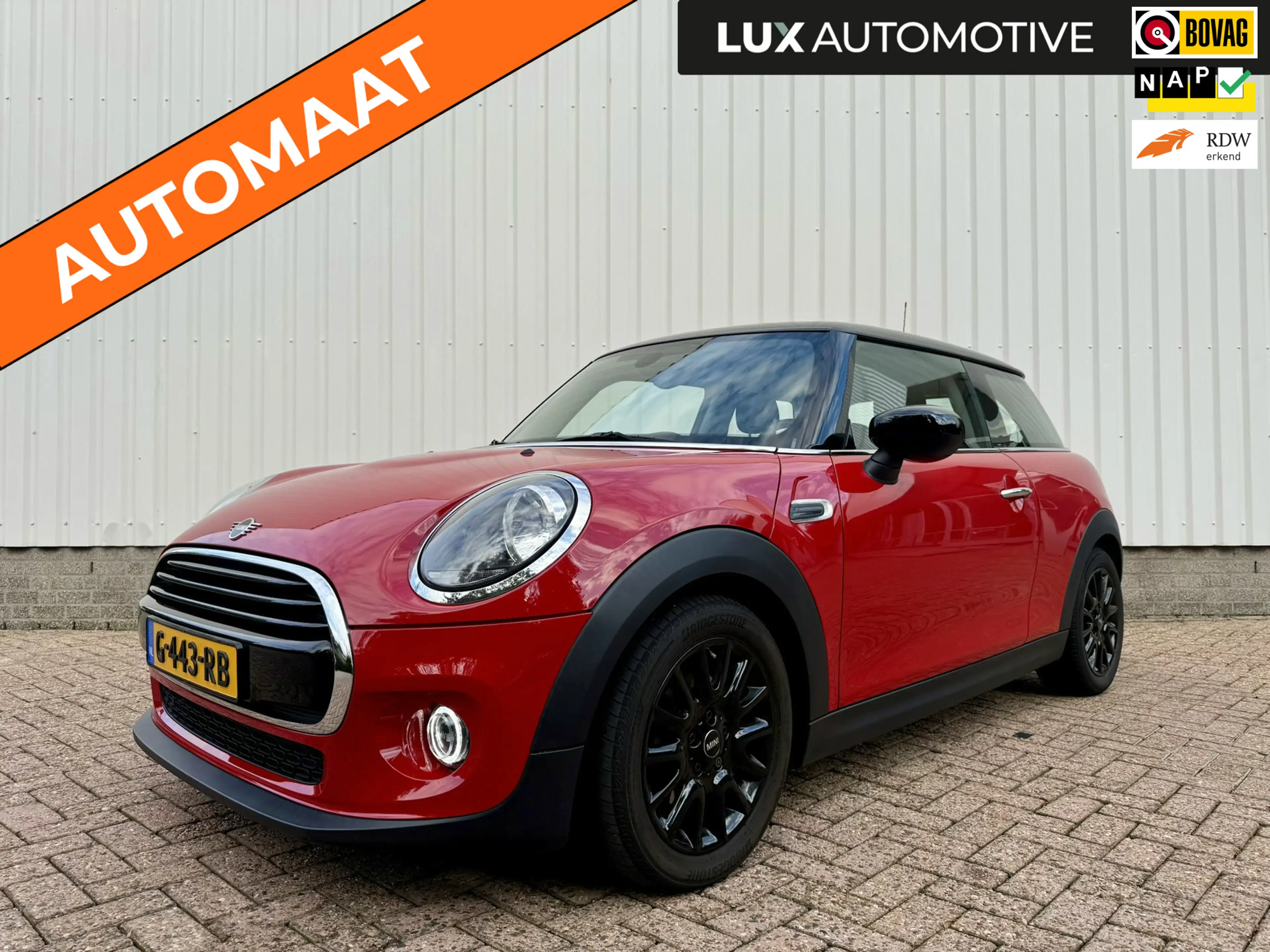 MINI Cooper 3-Deurs 1.5 Automaat, CarPlay, Navi, Business Pakk