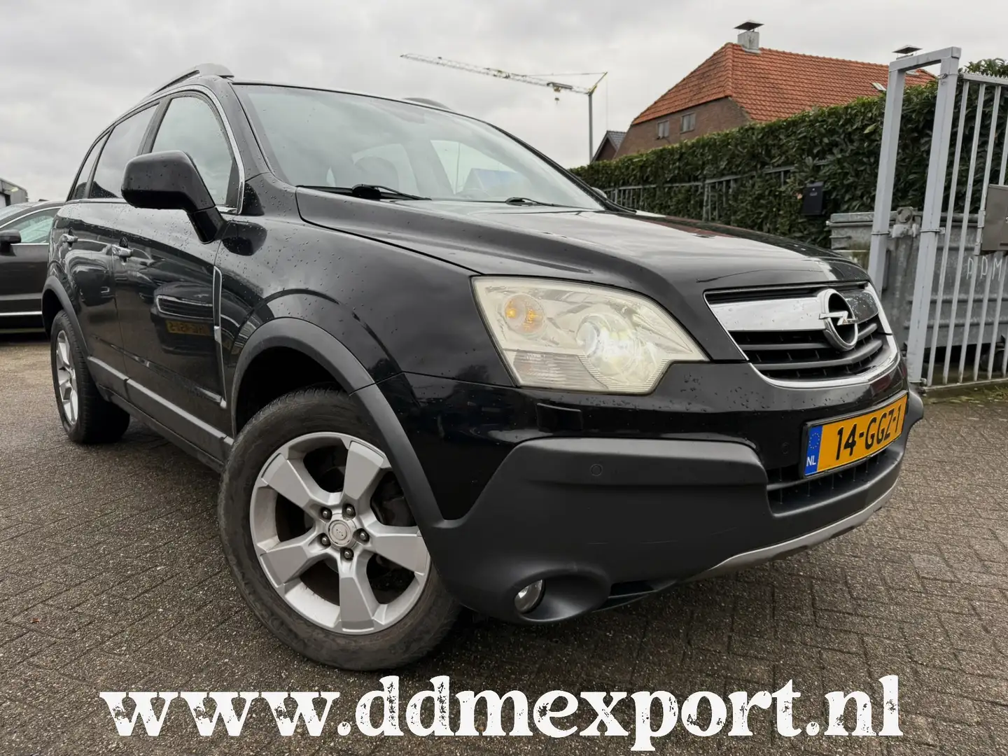 Opel Antara 2.4-16V COSMO NAVI/LEERTREKHAAK Zwart - 1