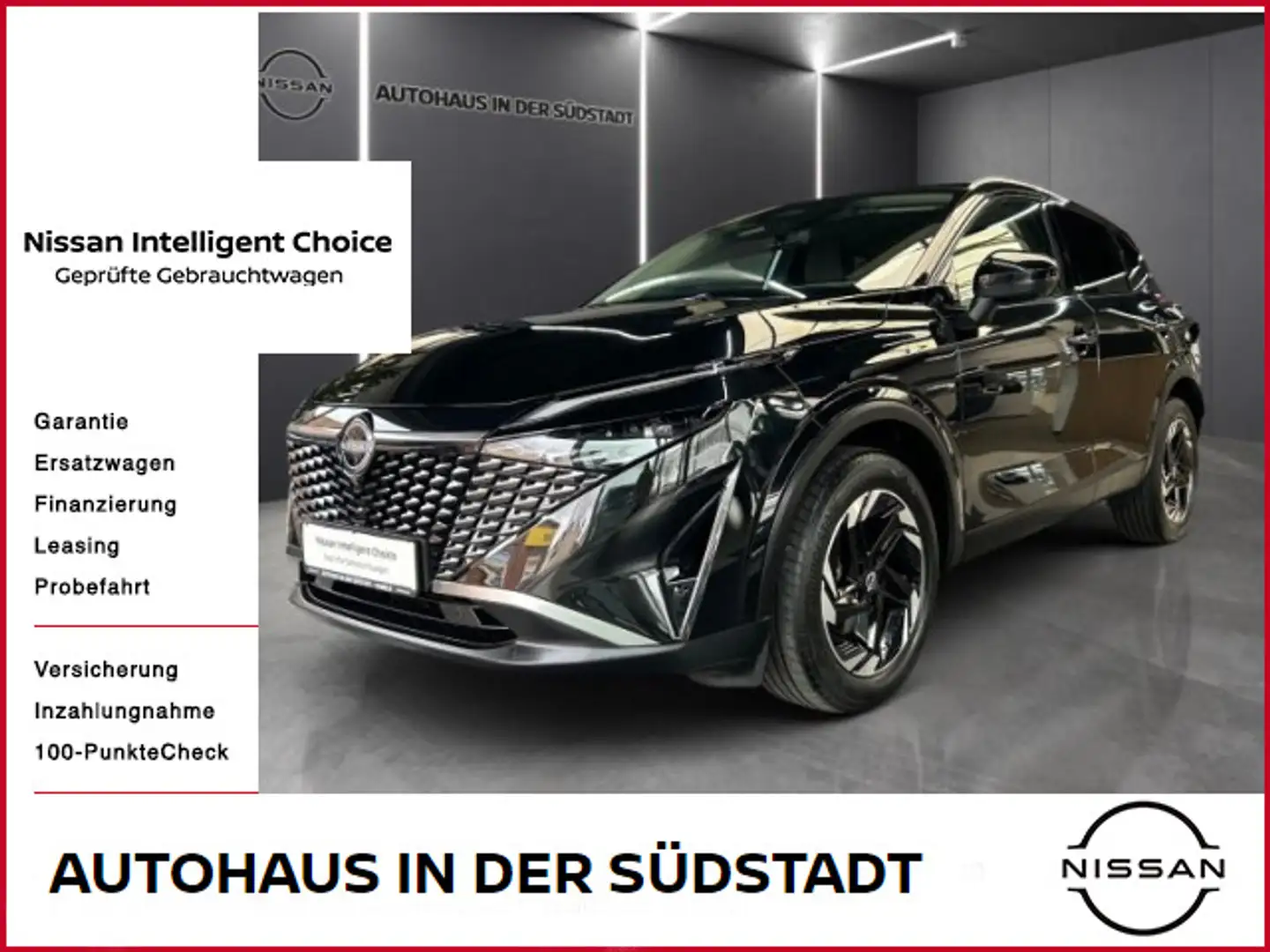 Nissan Qashqai 1.3 DIG-T N-Connecta, HUD, Kamera, SH Schwarz - 1