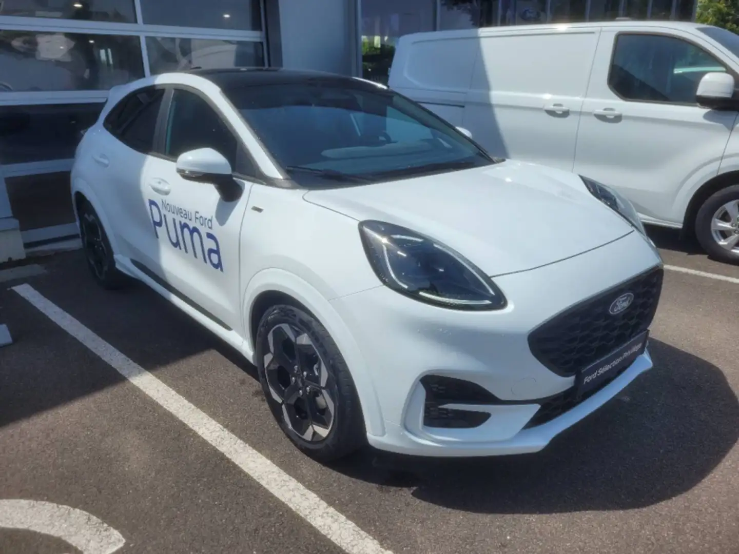 Ford Puma 1.0 EcoBoost Hybrid 125ch ST Line X S\u0026S (mHEV Blanc - 2