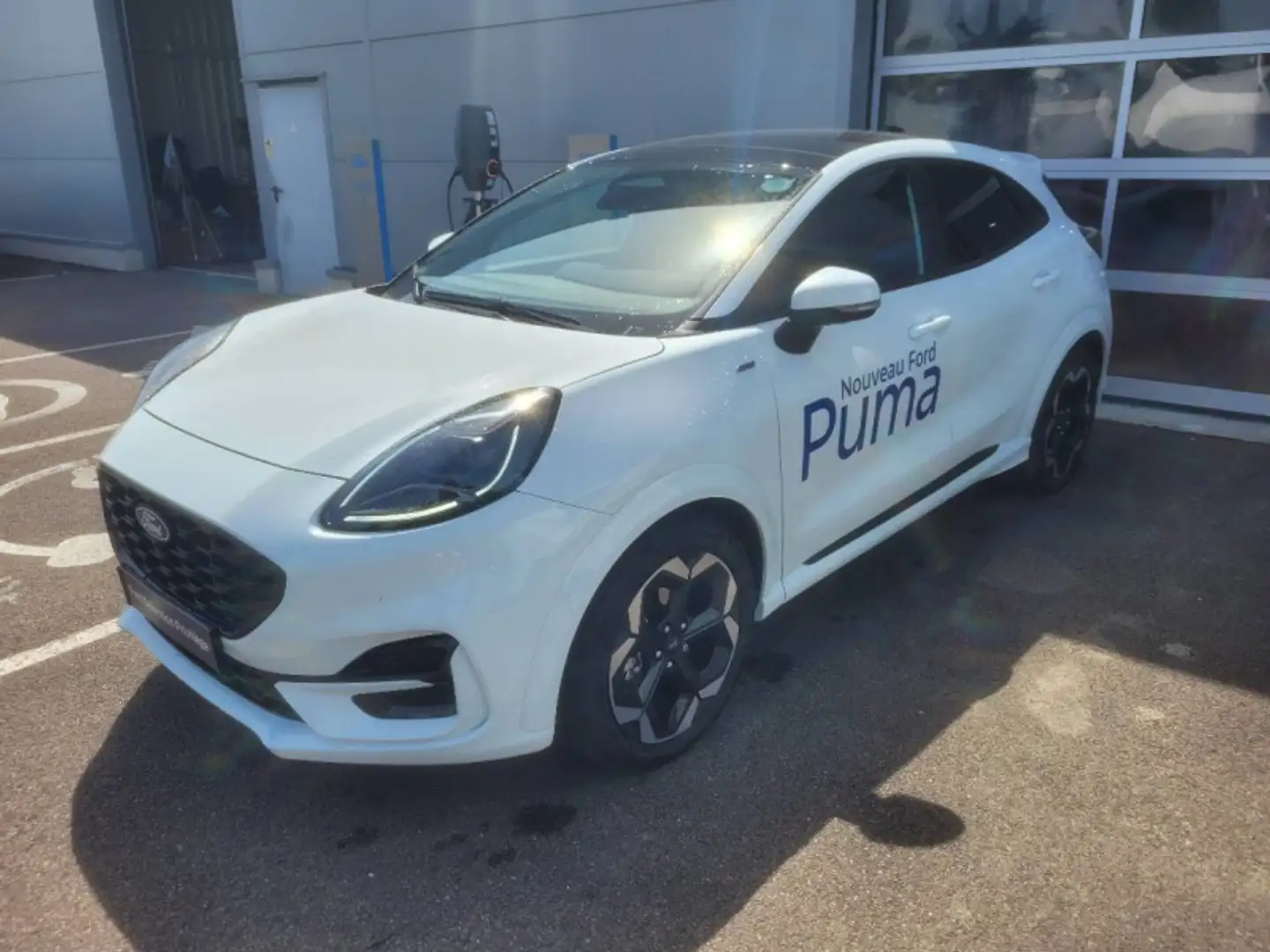 Ford Puma 1.0 EcoBoost Hybrid 125ch ST Line X S\u0026S (mHEV Blanc - 1