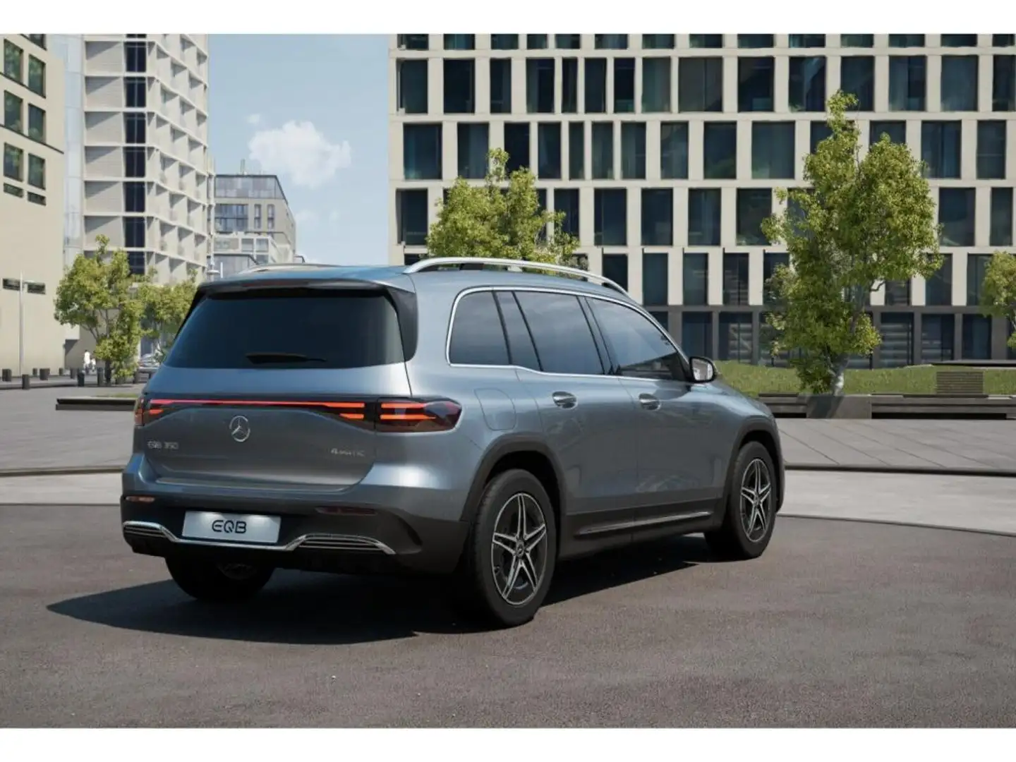 Mercedes-Benz EQB 350 4M AMG-Sport/7.Sitzer/LED/Cam/Ambi/Totw Silber - 2