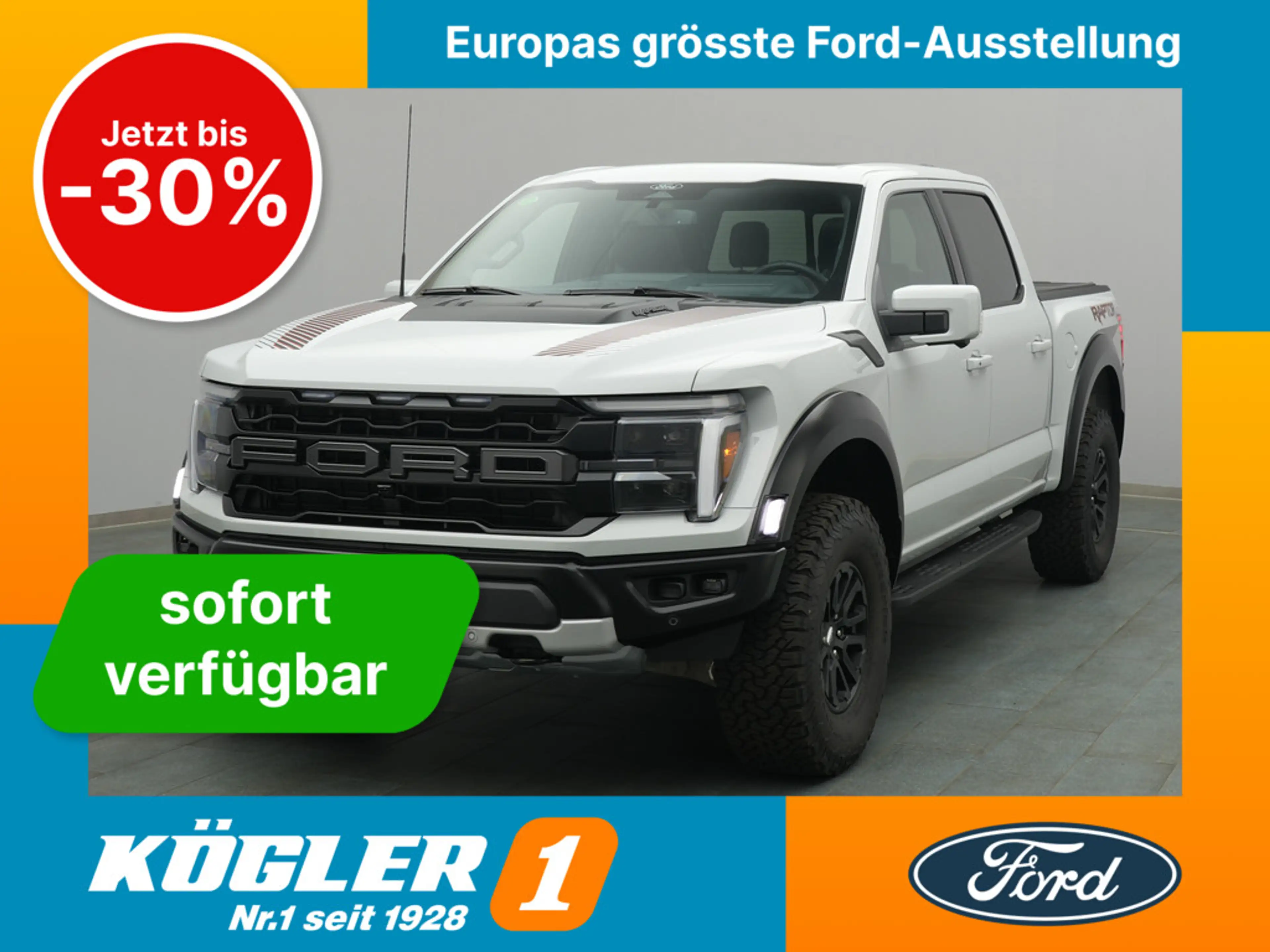 Ford F 150 Raptor 457PS/Moonroof/Headup/AHK