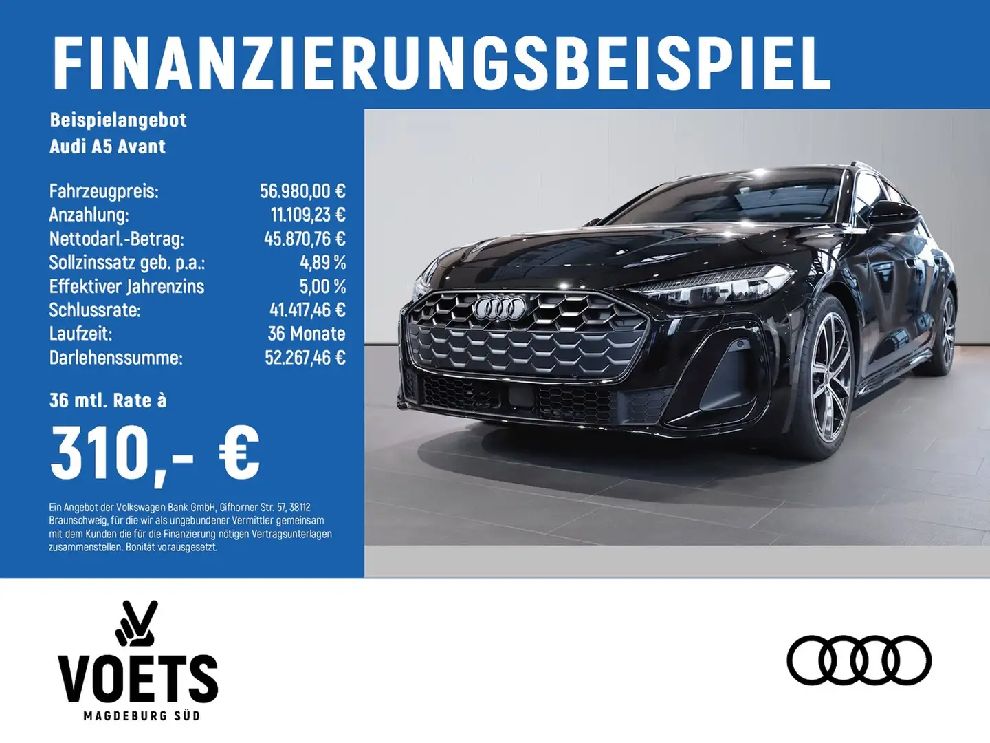Audi A5 Avant TDI 150 kW MATRIX+AHK+KESSY Schwarz - 2