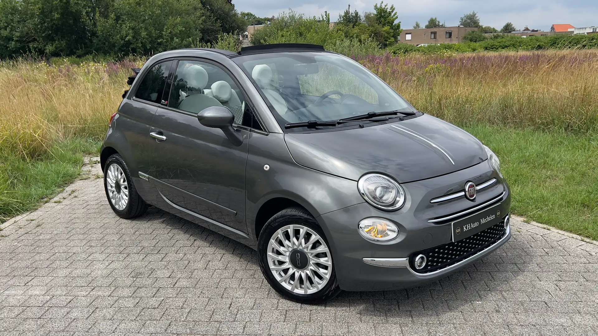 Fiat 500C Cabrio 1.0 Hybrid Star Edition  CarPlay  Garantie Gris - 1