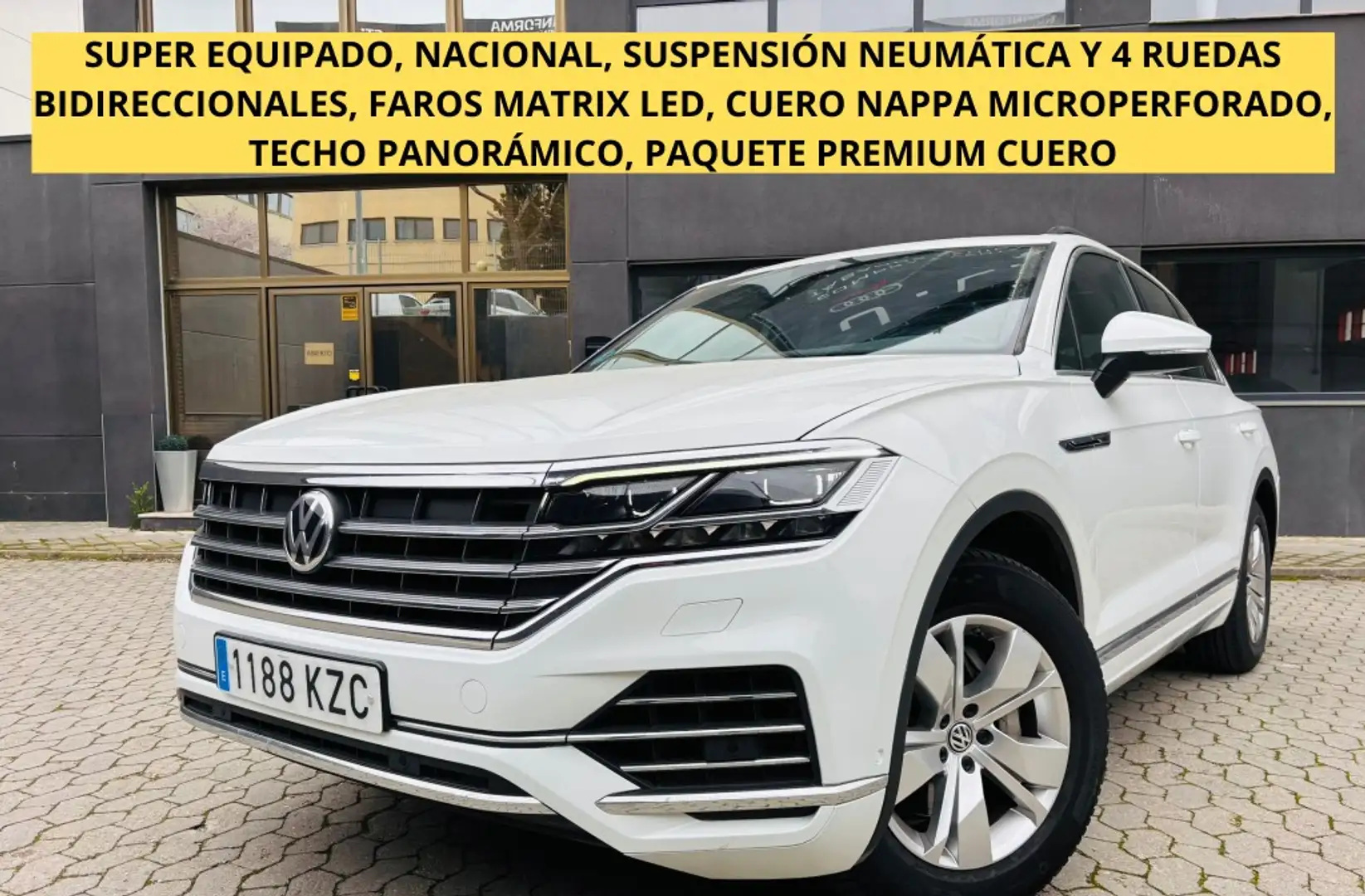 Volkswagen Touareg 3.0TDI V6 Premium Tiptronic Atmosphere 4M 170kW Blanco - 1