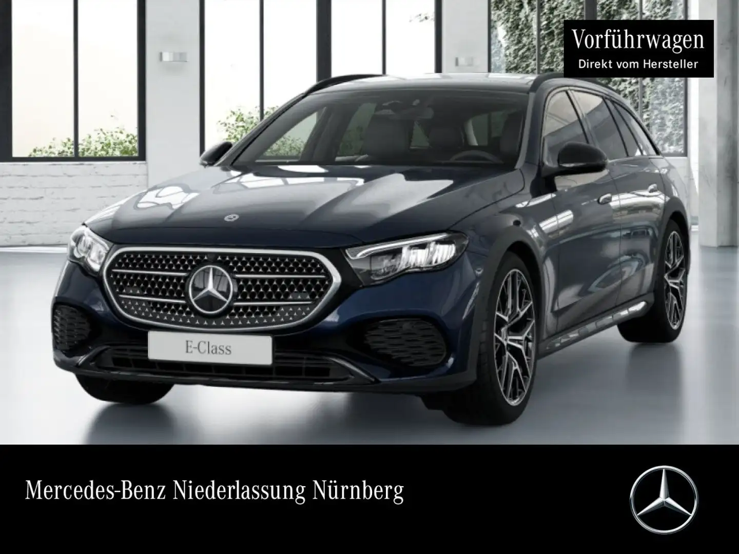 Mercedes-Benz E 220 d T 4M Avantgarde Airmat Pano Burmester LED Blau - 1
