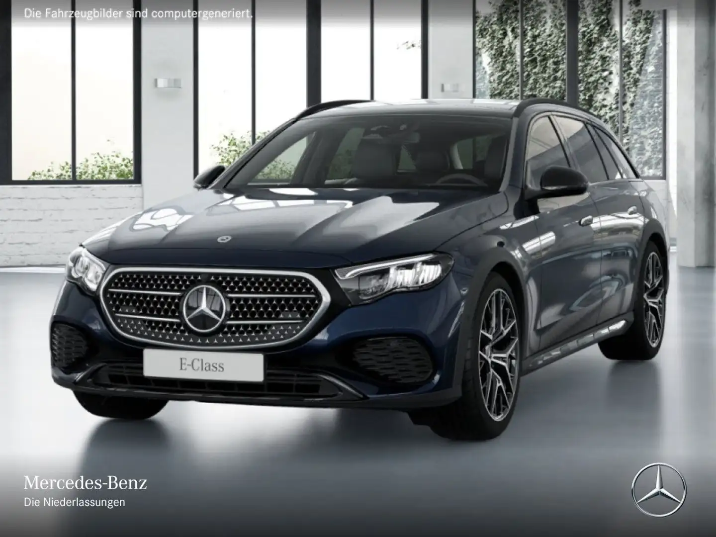 Mercedes-Benz E 220 d T 4M Avantgarde Airmat Pano Burmester LED Blau - 2