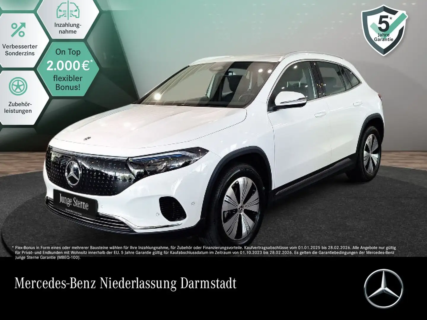 Mercedes-Benz EQA 300 4M PROG+ADVANCED+KAMERA+SPUR Blanc - 1