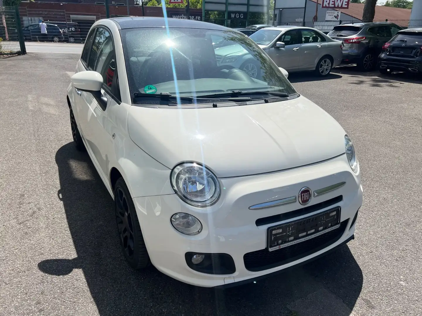 Fiat 500 S"Klima"Leder"62.000 km"Bluetooth"Alufelgen" Blanc - 1