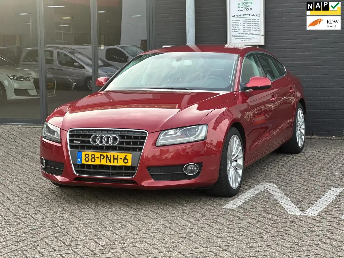 Audi A5 Sportback 2.0 TFSI quattro Pro Line/NAVI/NAVI/XENO Rood - 1