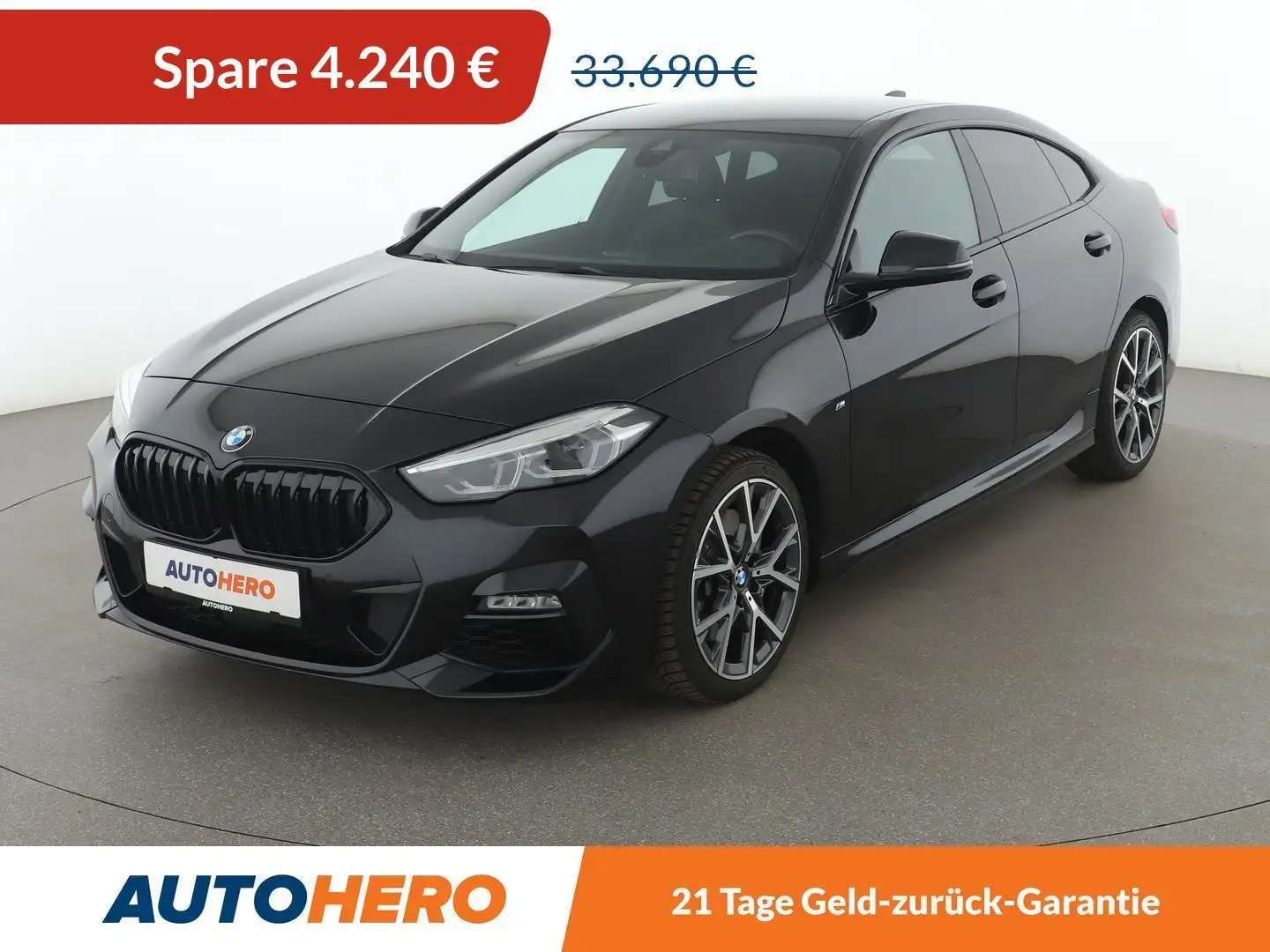 BMW 220 220i Gran Coupe M Sport Schwarz - 1