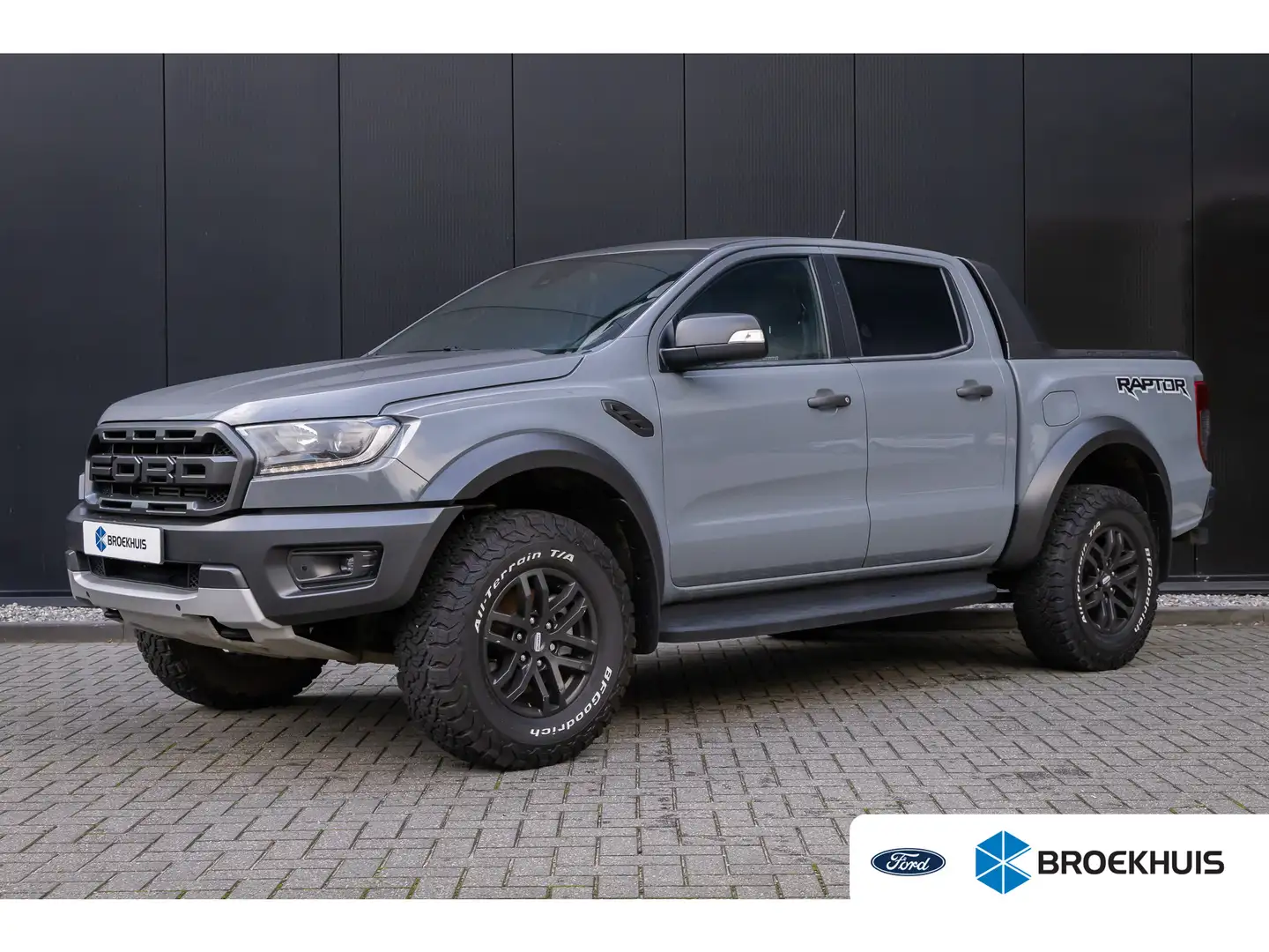 Ford Ranger Raptor 2.0 213 PK | Netjes Onderhouden | Camera| FOX Raci Grijs - 1