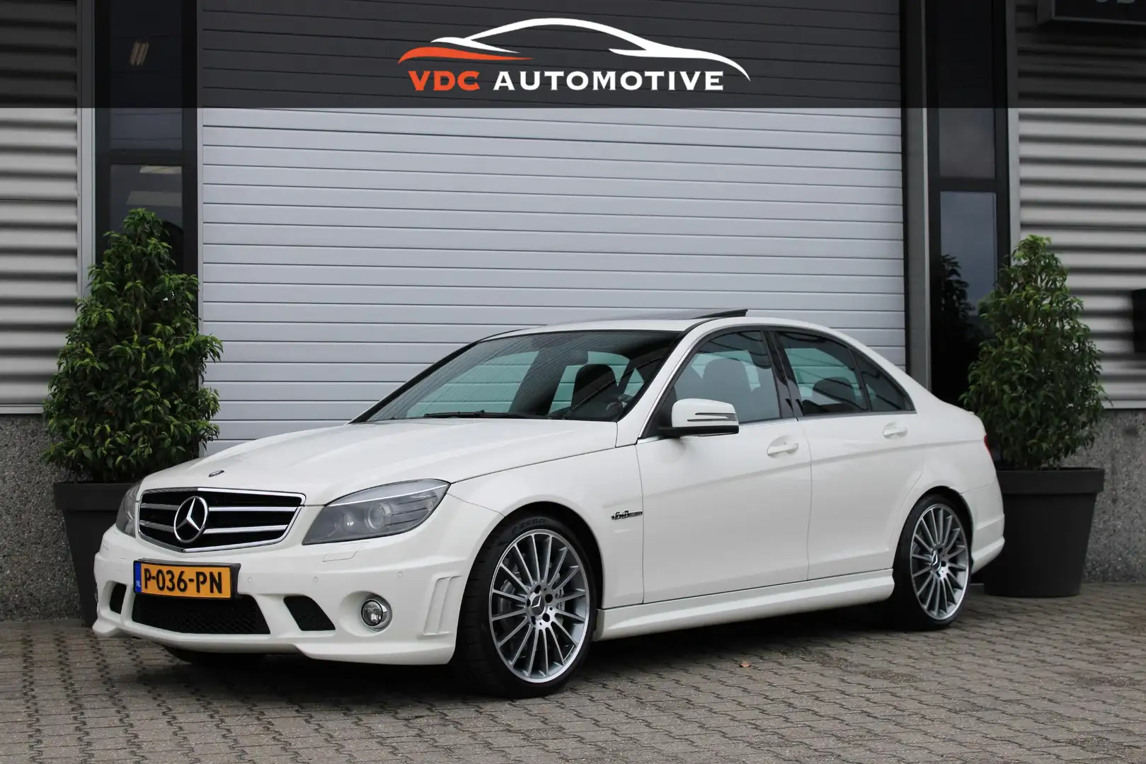 Mercedes-Benz C 63 AMG Schuifdak | Memory | Leder | HarmanKardon | TOPSTA Blanc - 1