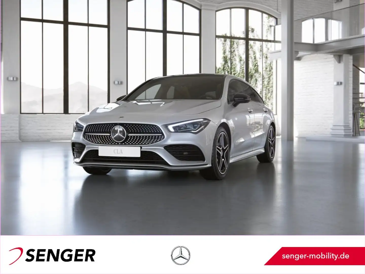 Mercedes-Benz CLA 200 SB AMG Night Panorama Multibeam AHK 360° Weiß - 1