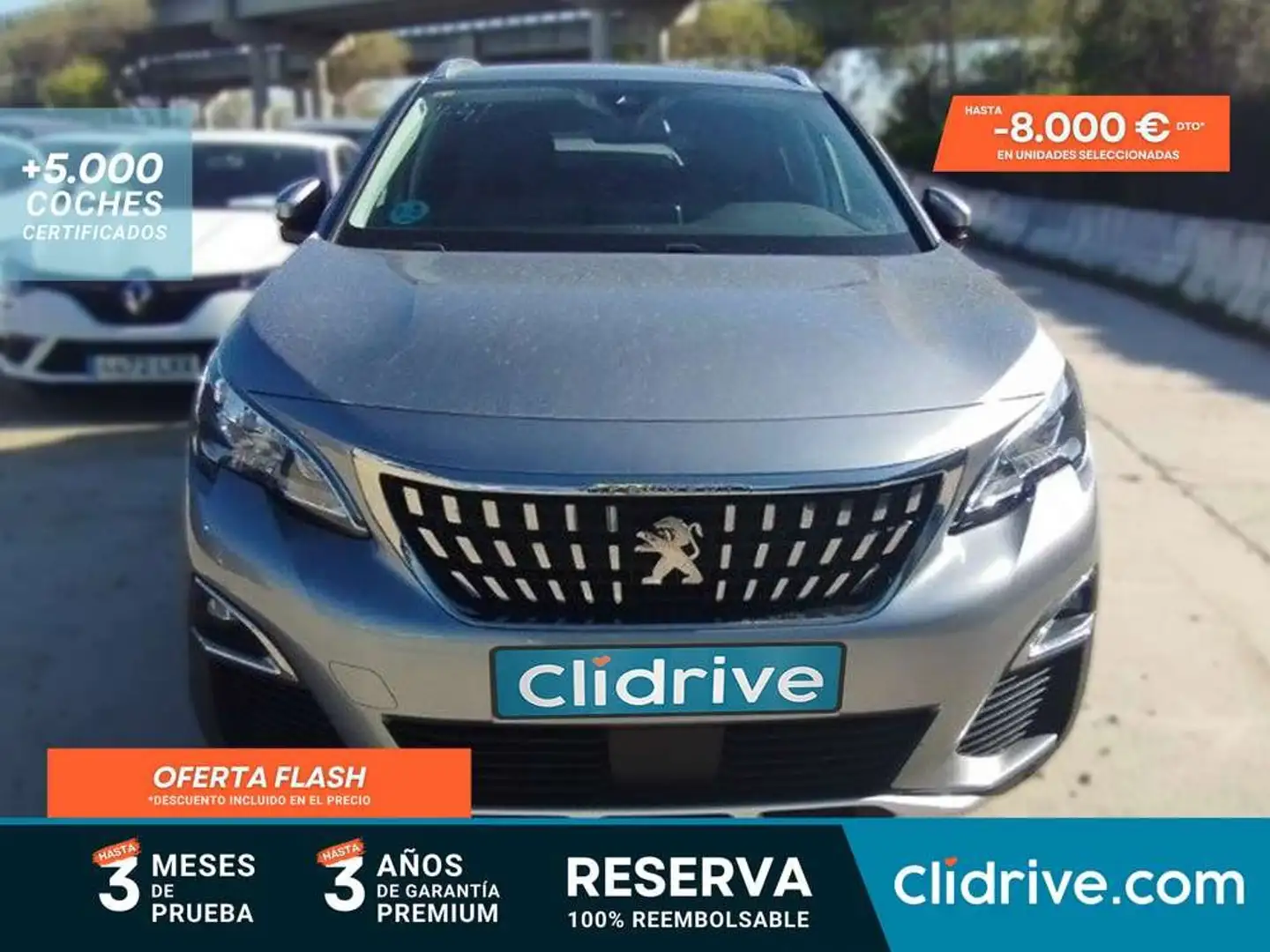 Peugeot 3008 1.5 BLUEHDI 96KW (130CV) SS ALLURE Gris - 1