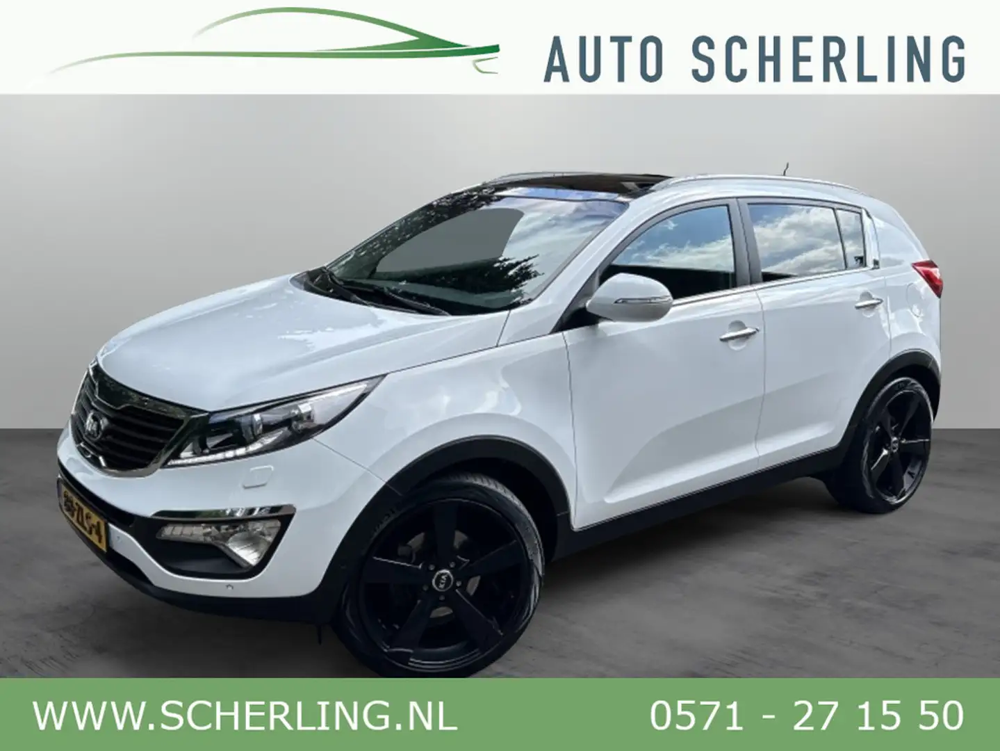 Kia Sportage 1.6 GDI 135pk Super Pack Panoramadak, Leder, Stoel Blanc - 1