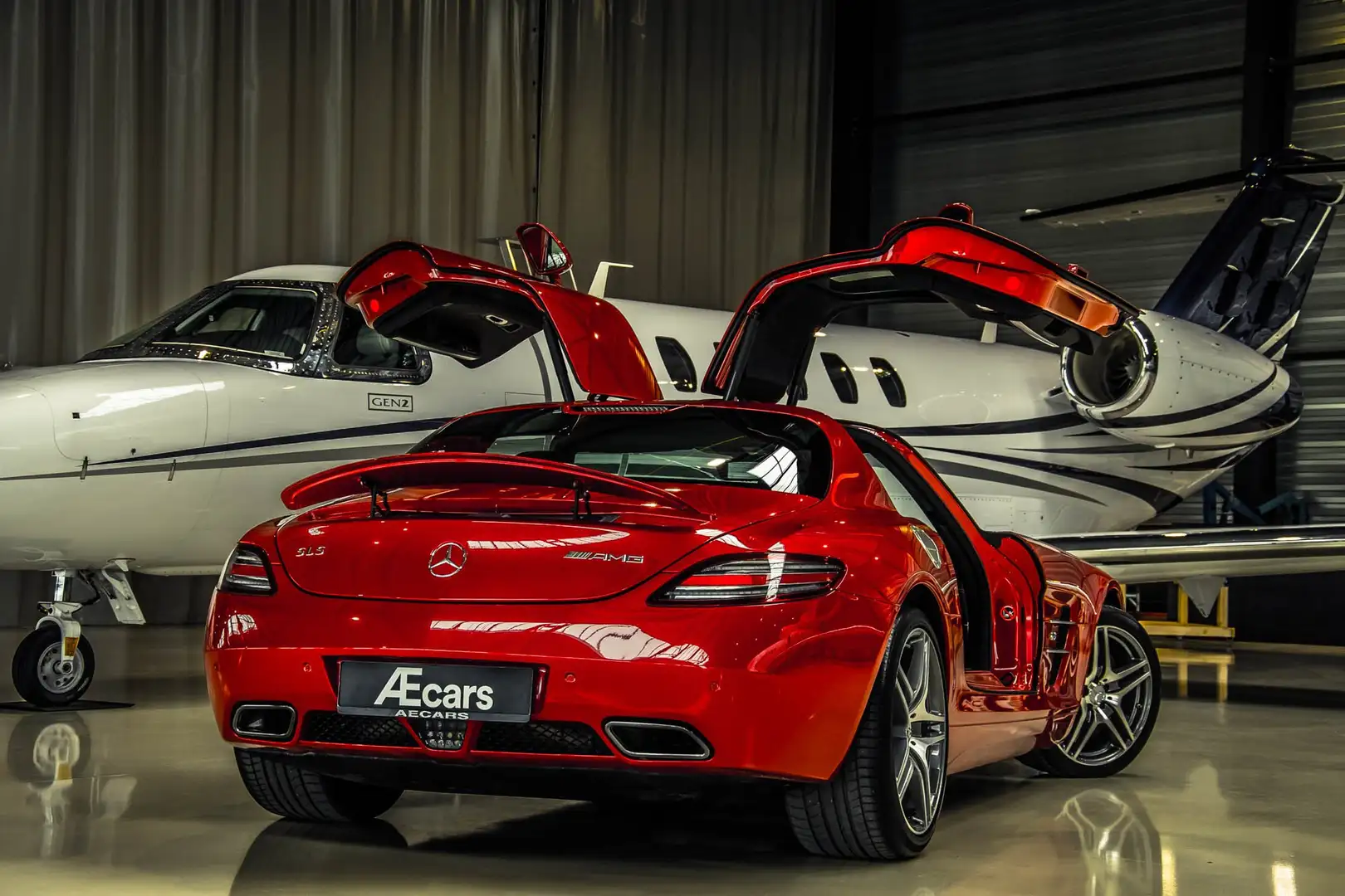 Mercedes-Benz SLS AMG *** 6.3 - V8 / COLLECTORS ITEM / 21.461 KM *** Red - 2