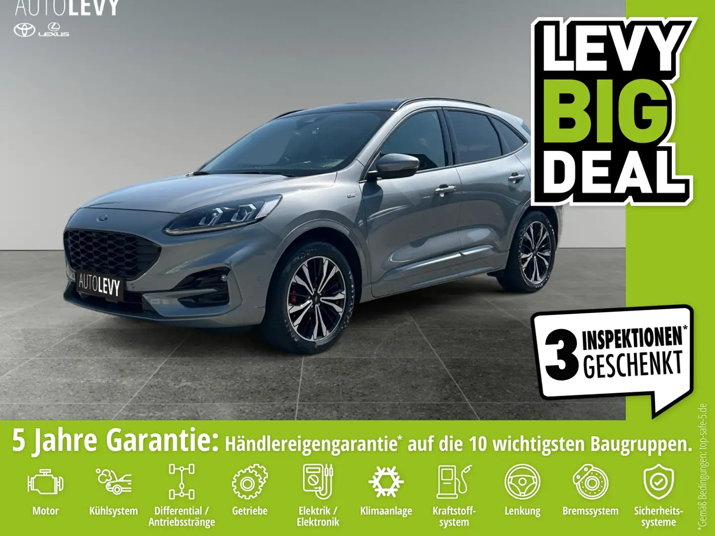 Ford Kuga 2.0 ST-Line X Pano*PDC*LED*SHZ*LHZ*Navi Plateado - 1