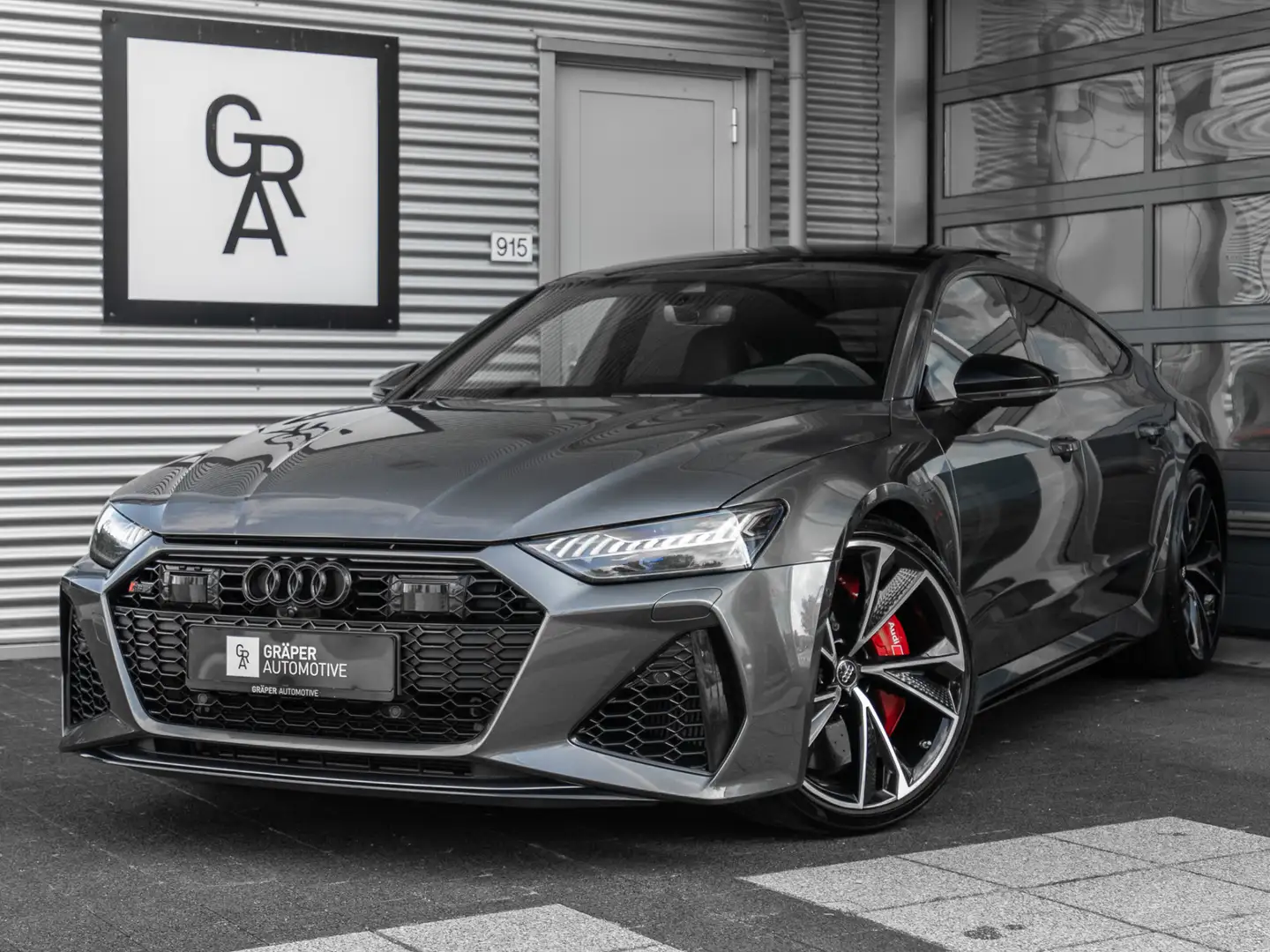Audi RS7 Sportback 4.0 TFSI V8 Quattro | Keramisch | Head-u Grijs - 1