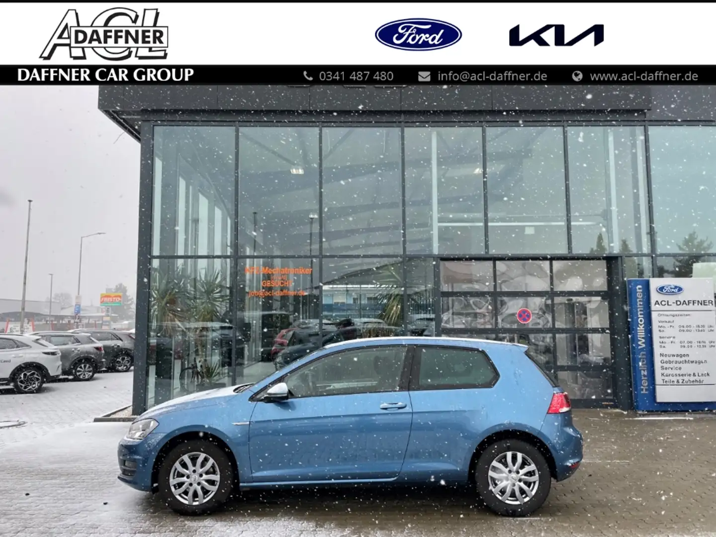 Volkswagen Golf VII Cup PDC vo/hi Klimaautomatik SHZ Blue - 1