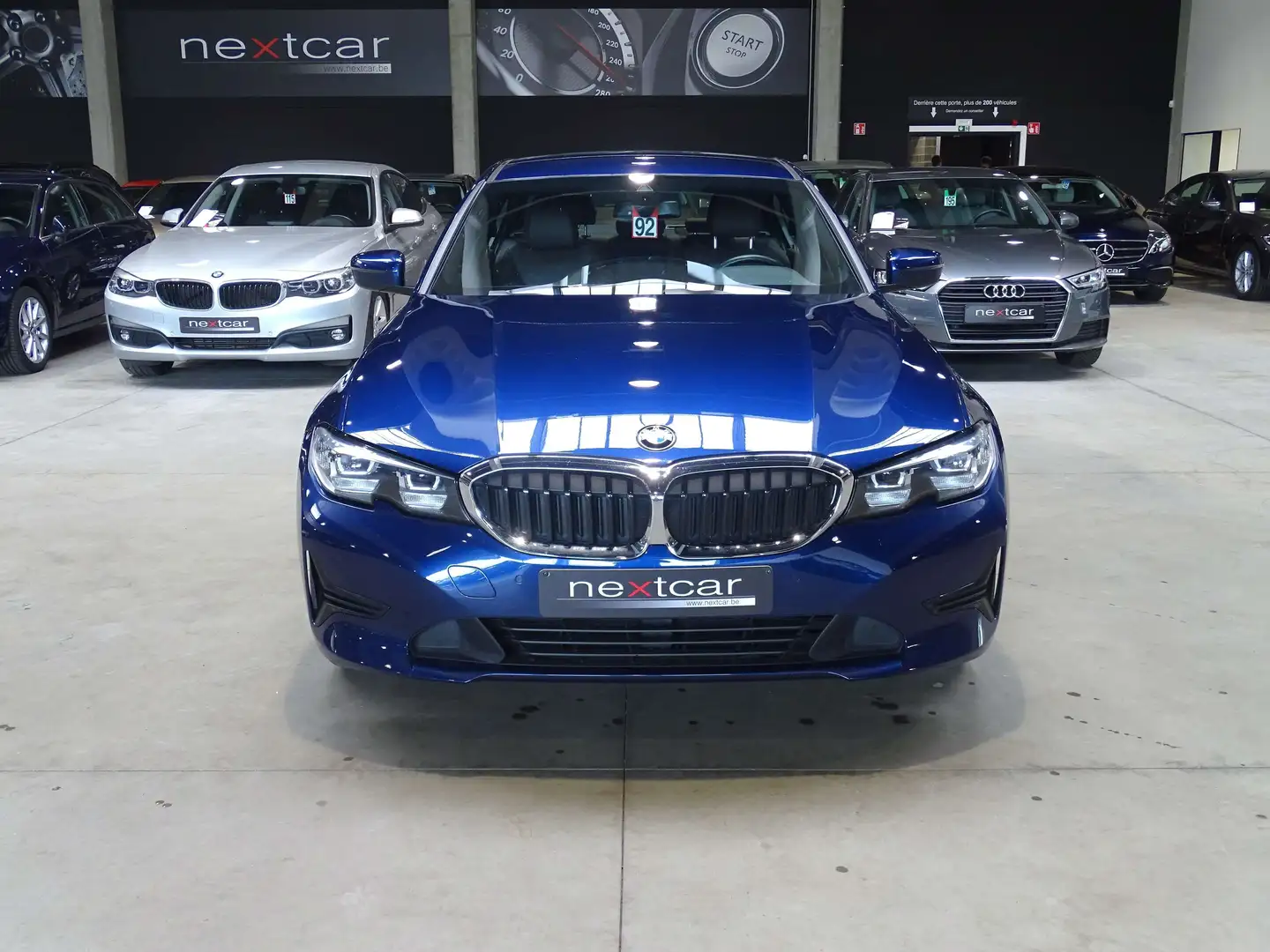 BMW 318 dA Berline G20 CUIR SPORT-LED-NAVI-DIGITAL-CAMERA Bleu - 2