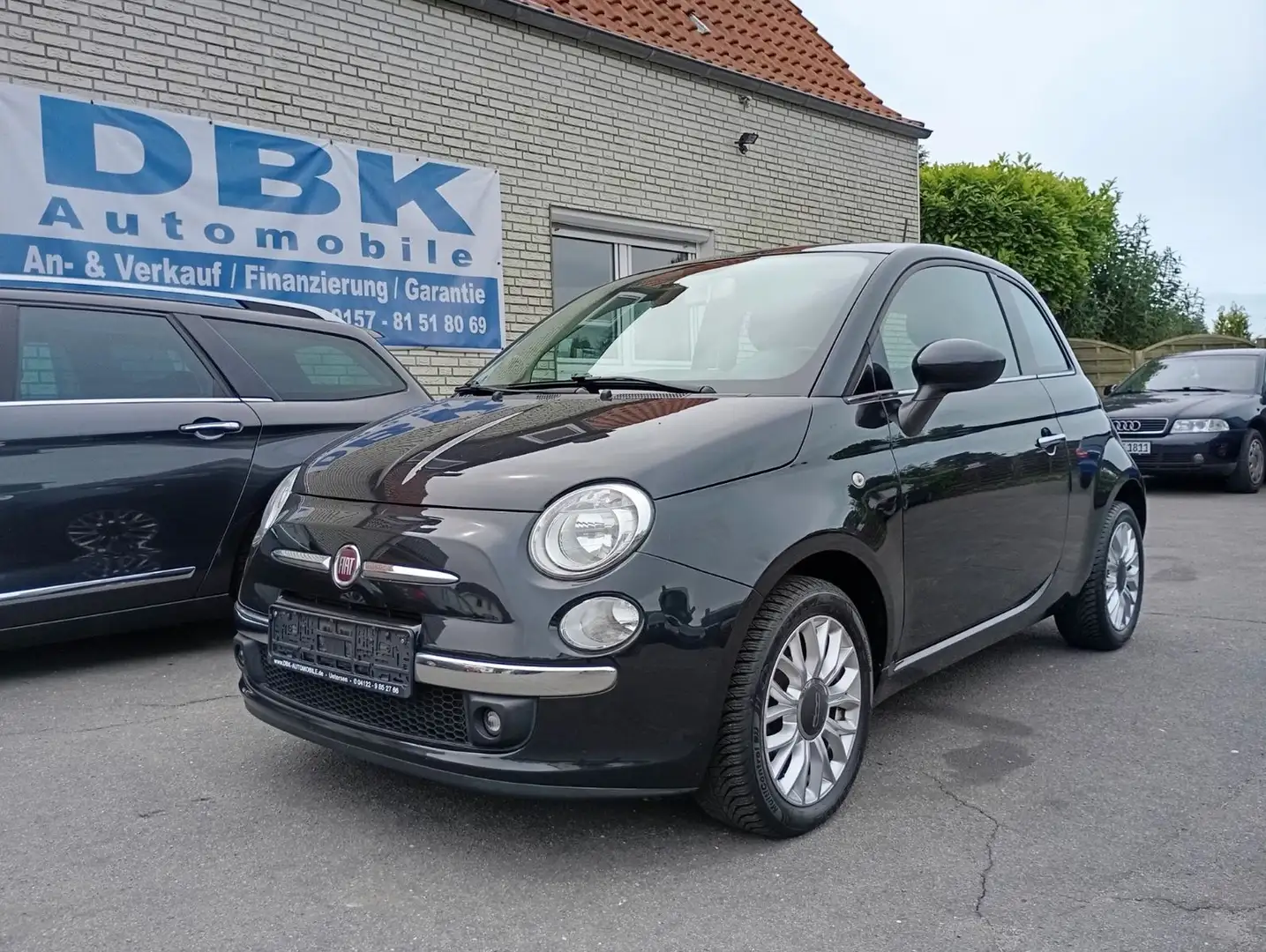 Fiat 500 Panor. Klima PDC Blueto. SHF gepfl. Zwart - 1