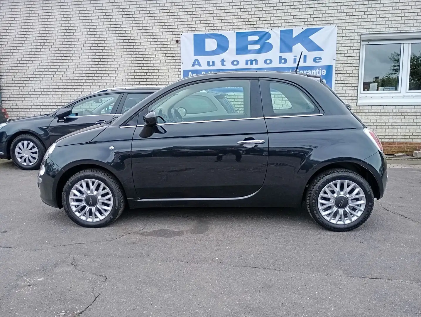 Fiat 500 Panor. Klima PDC Blueto. SHF gepfl. Zwart - 2