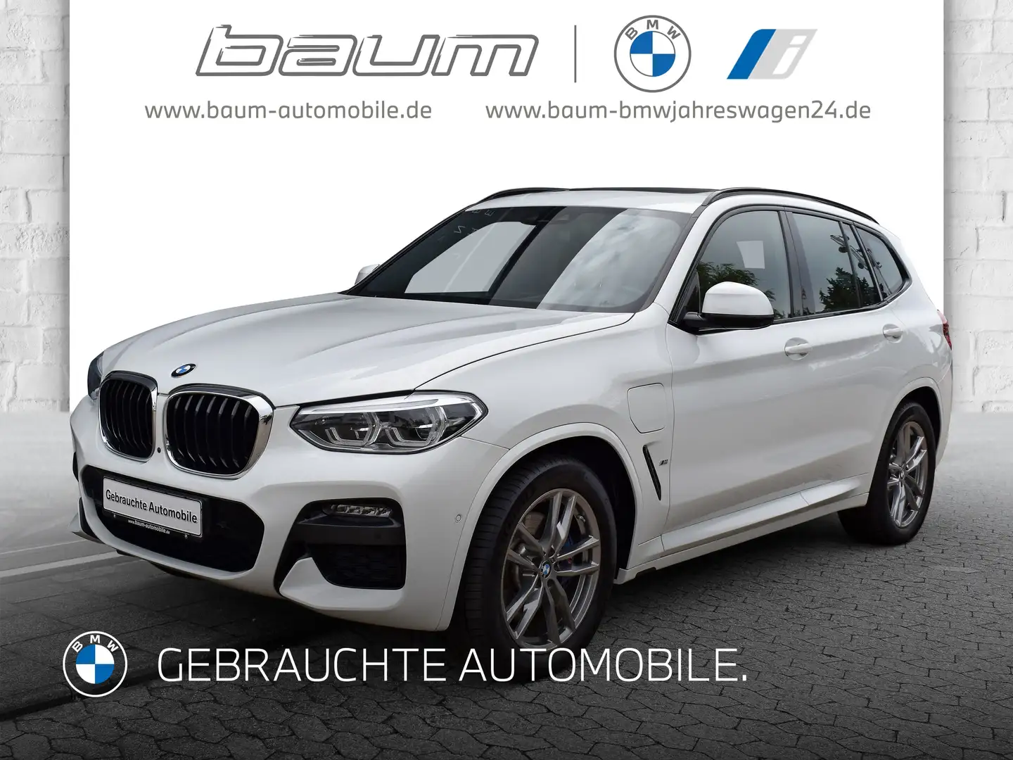 BMW X3 xDrive30e M Sport Head-Up HiFi DAB LED Blanc - 1