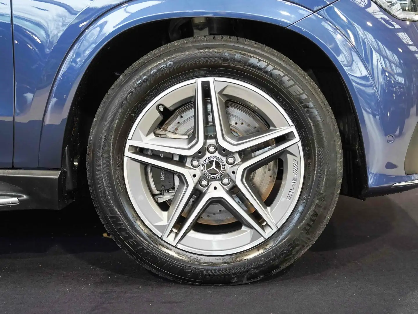 Mercedes-Benz GLE 350 GLE 350 de 4M AMG Line AIRMATIC Head-up FACELIFT Blau - 2