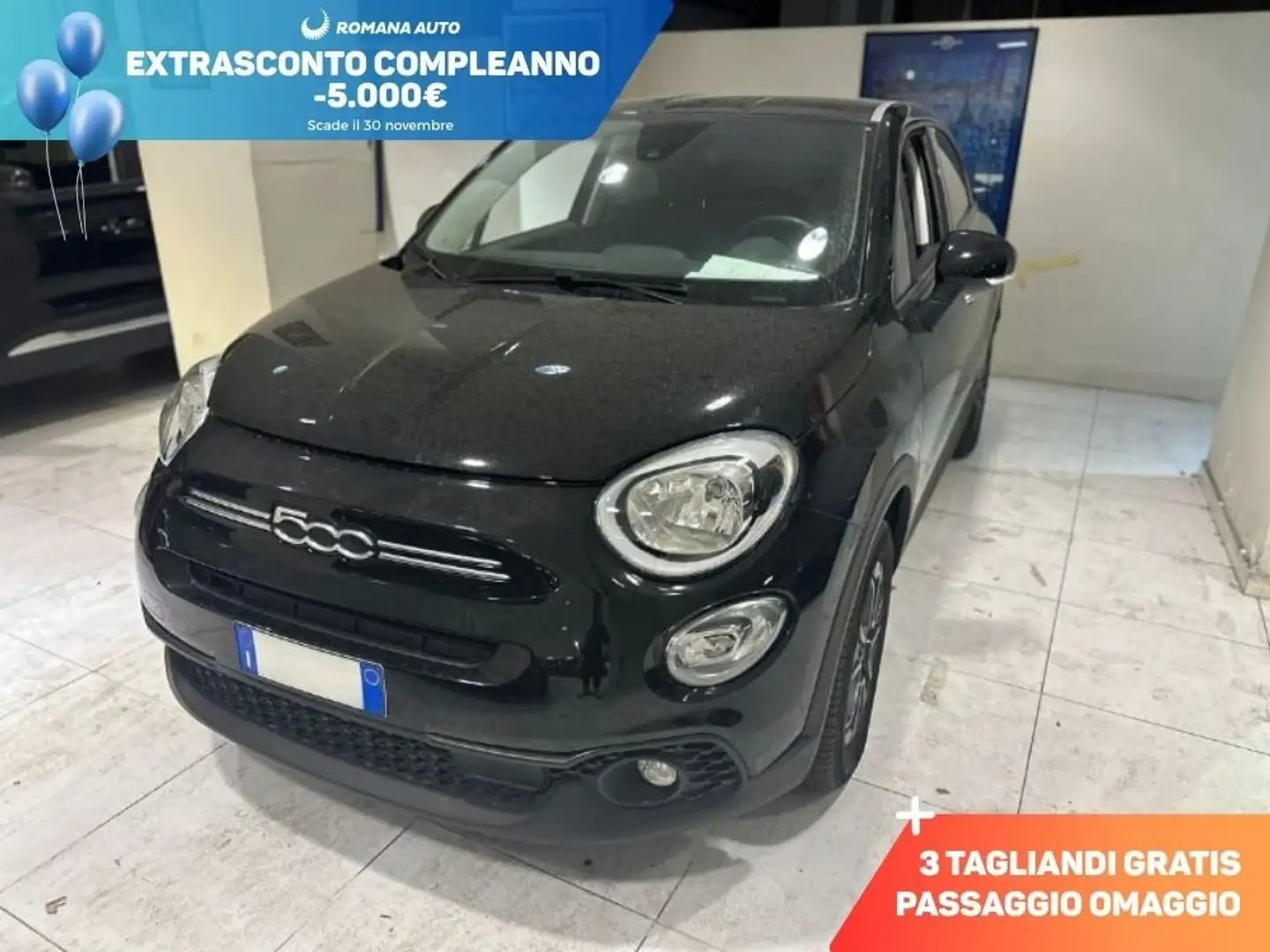 Fiat 500X 500X 2022 1.0 t3 Club 120cv Noir - 1